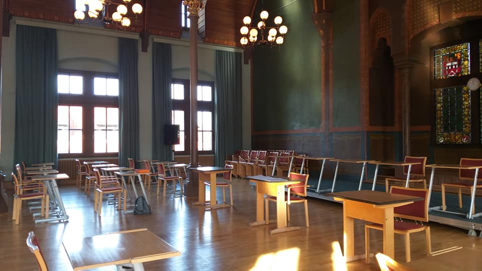 Die Aula des Gerhard Hauptmann Gymnasiums in Wernigerode